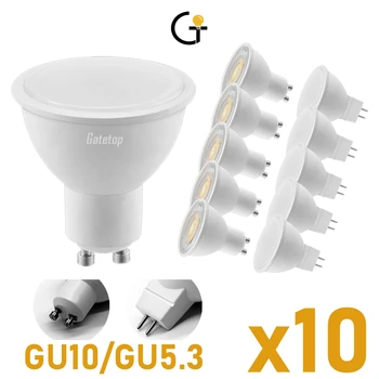 10 P Spot Foco Gu10 GU5.3 Reflektor Toplo Bijelo Svjetlo je Cool White AC220V Led Svjetiljka Za Uređenje Doma Zamjena za Halogene Žarulje