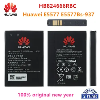 100% Original bateriju HB824666RBC 3000 mah Za mobilni telefon Huawei Huawei E5577 E5577Bs-937 HB824666RBC