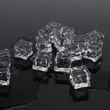 16 kom./lot 2 cm/1,7 cm, Akril Umjetni Kocke Leda Kvadratnog oblika, Rekvizite za snimanje fotografija