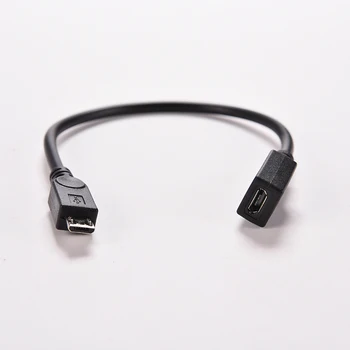 20 cm M/F Za Micro USB 2.0 Tip B Od Muškaraca i Žena Produžni kabel Žica Produžni Kabel za napajanje Kabel