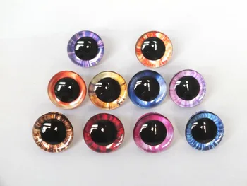 20 komada 12/14/16/18/20/25/30/35/40 mm 3D sigurna igračka za oči u boji lutkarske oči, diy + sjajnu netkani materijali-Možete odabrati veličinu i boju
