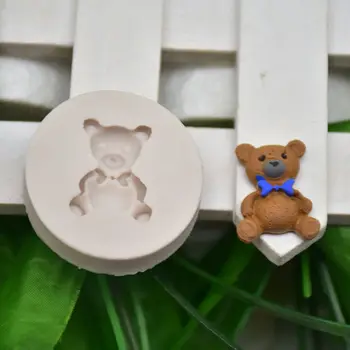 3D Silikon medvjed oblik Večernje čokolada gluposti Obrazac Za Ukrašavanje Torte silikonska forma čokolada gluposti Kolač šećer zanat Oblika Alata A9333