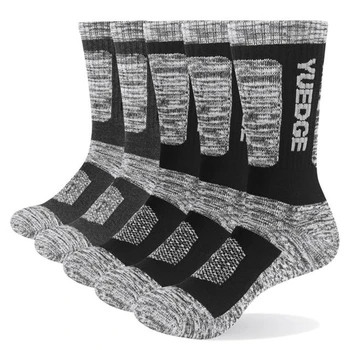 5 parova muških jesensko-zimske pamučne čarape, debele i tople zimske čarape, planinarske čarape, putne čarape, muške čarape 37-46