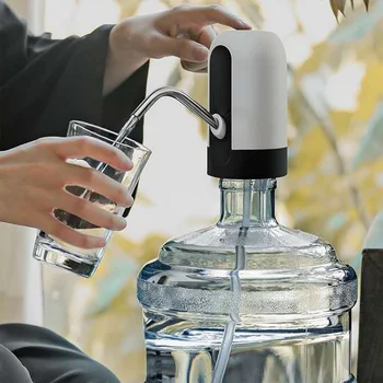 Automatski Električni Dispenzer Za Vodu Automatski Prekidač za Piće Pumpa Dispenzer Kuhinjske Alate Boca Za Vodu Pumpa za Jedan Klik Prekidača s USB