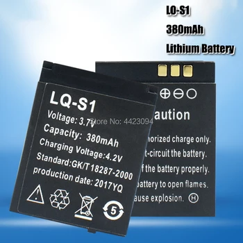 Baterija za pametne sati LQ-S1 3,7 U punjiva baterija 380 mah za pametne sati fashion meter QW09 DZ09 W8 A1 V8 X6 litijske baterije