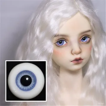 BJD lutkarske oči su pogodni za 10 mm 12 mm 14 mm 16 mm 18 mm najmanja veličina irisa противотуманный plava pravi oči, staklene, pribor za lutke