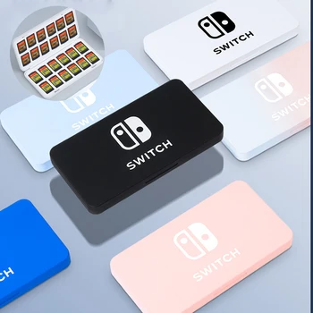 DISOUR Original Torbica za igre kartica 24 1 za Nintendo Switch, Magnetna kutija za Uložak S Mekim utor za zaštitu OLED-kartice NS Lite