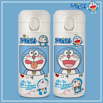 EWAYS Kreativni Doraemon Crtani jednobojnu Auto Poklopac Termos Od 304 Nehrđajućeg Čelika Baby Termos Šalice