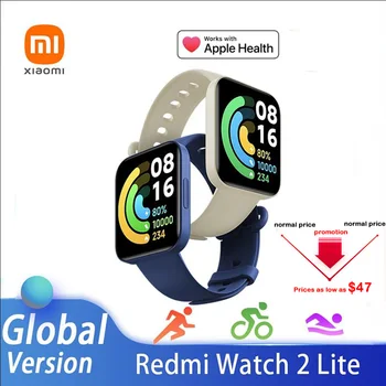 Globalna verzija Xiaomi Redmi Watch 2 Lite Pametni sat HD Bluetooth GPS Mi Band 1,55 
