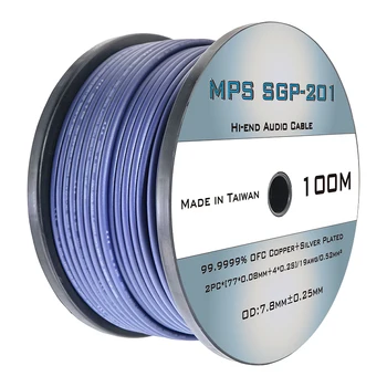 Hi-Fi MPS SGP-201 99.9999% OFC + Посеребренный аудиопровод RCA audio kabel балансный kabel XLR kabel