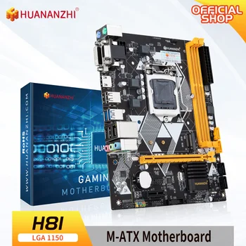 Matična ploča HUANANZHI H81 M-ATX Intel LGA 1150 i3 i5 i7 E3 DDR3 1333/1600 Mhz 16 GB M. 2 SATA3 USB3.0 VGA DVI HDMI-kompatibilnu