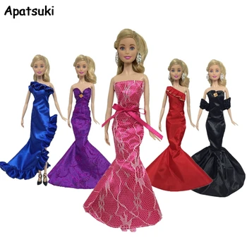 Moda 4 boje Lutkarski Haljina Za Barbie Lutke Odjeća Večernje Haljine Haljina Svadben Haljina Haljina za dollhouse Barbie 1/6