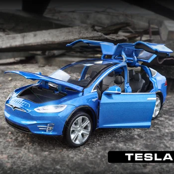 Novi 1:32 Tesla MODEL X MODEL 3 MODEL S Legura Model Automobila Lijevanje Pod Pritiskom i Igračke Vozila Igračka automobile Dječje Igračke Za Djecu, Poklone Dječak Igračku