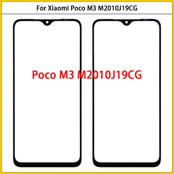 Novi Xiaomi Poco M3 M2010J19CG Zaslon Osjetljiv na dodir LCD Prednji Vanjski Stakleni Poklopac Objektiva Poco M3 Touch Stakleni Poklopac Zamjena