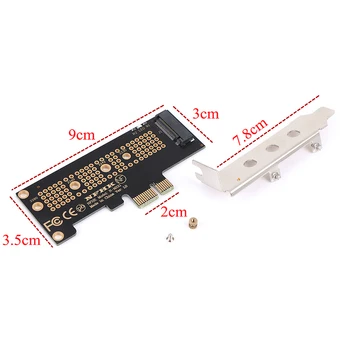 NVMe PCIe M. 2 NGFF SSD za PCIe x1 karticu adapter M. 2 kartica sa низкопрофильным nosačem Podrška za PCI Express 2230 2242 2260 2280