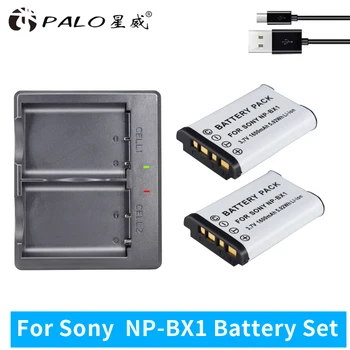 PALO NP-BX1 NP BX1 np bx1 Baterije blok za Sony NP-BX1 HDR-AS200v AS15 AS100V DSC-RX100 X1000V WX350 PJ240E CX405 PJ410