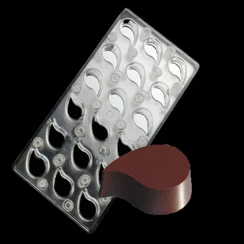 Polumjesec kapi zarez oblik Magnetski Plastike DIY PC Čokolada Alati Magnet Polikarbonat puding žele radiouredaj oblik za pečenje