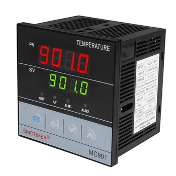 SINOTIMER MC901 Digitalni Vodootporni PID Regulator Temperature K Tipa PT100 Senzor Ulaz Releja SSR Izlaz