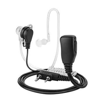 Slušalice za Transponder Voki Toki Air Tube PZR Slušalice 2 Pin Radio Slušalice za Kenwood Baofeng UV-5R