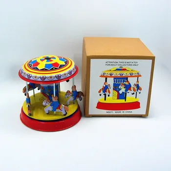 [Smiješno] Klasična kolekcija Retro Paklena Paklena Metalni Igračka mehanizam visoke točak Karusel igračka Mehaničke igračke dječji dar