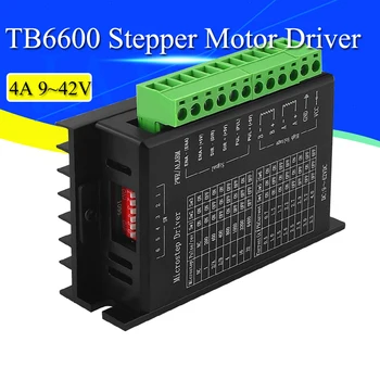 TB6600 Vozač stepper motor 4A 9 ~ 42 U TTL 32 Microstepping CNC 1 os NOVI 2 ili 4 Faze stepper motor 42, 57, 86