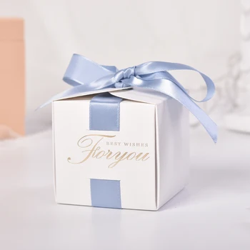 Upscale Vjenčanje Favorizira Poklon Kutija Čokolade Kutije Za Krštenje Duša Rođendana Djeteta Ukras Isporuke S Trakom