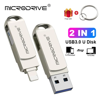 USB 2 u 1 flash-drive za Apple ipad, iphone usb flash drive 16G 32GB flash drive brzi 64GB 128GB 256GB U Disk, memorijska Kartica