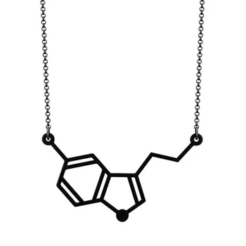 Veleprodaja Horizontalna Molekula Serotonina Ogrlica Besplatna dostava 12 kom./lot