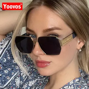 Yoovos Berba Prevelike Sunčane Naočale Ženske Nove Luksuzne Dizajnerske Naočale Muške Modne Jednostavne Roza Lentes Retro Klasični Gafas De Sol