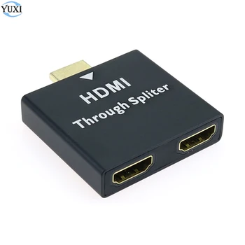 YuXi HDMI Priključak-dual HDMI Ženski 1-2-Stazni Razdjelnik Adapter Za HD TV Hot DH za Xbox Blueray DVD playeri za PS3