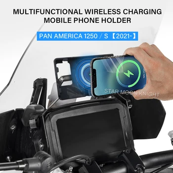 Bežični Punjač za USB Držač Mobilnog Telefona Za RA1250 Pan America 1250 S 2021 2022 - PANAMERICA PA1250 PA 1250S Navigaciju Nosač